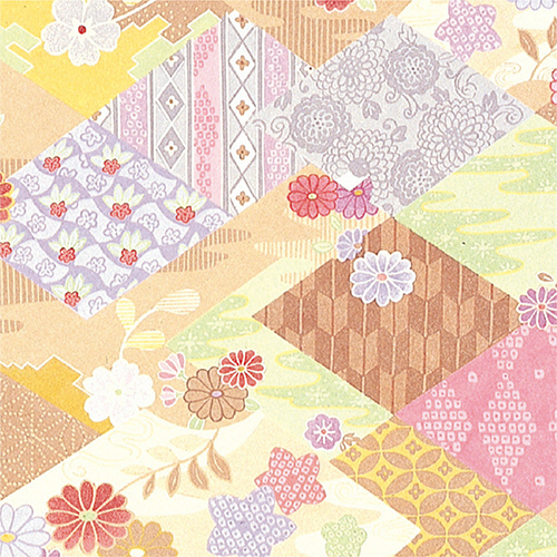 包装紙 菊がさね 半才判 1ﾊﾟｯｸ(50枚)画像