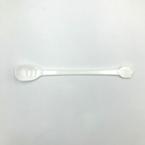 マドラースプーン白 バラ 19cm アサヒ徳島画像