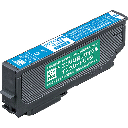 ﾘｻｲｸﾙｲﾝｸｶｰﾄﾘｯｼﾞ ｼｱﾝ(染料) [ｴﾌﾟｿﾝ:SAT-C/ｻﾂﾏｲﾓ互換] 1個画像