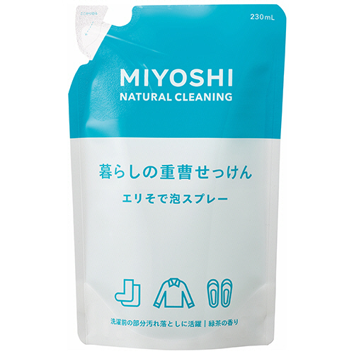 暮らしの重曹せっけん ｴﾘそで泡ｽﾌﾟﾚｰ つめかえ用 230mL 1個画像
