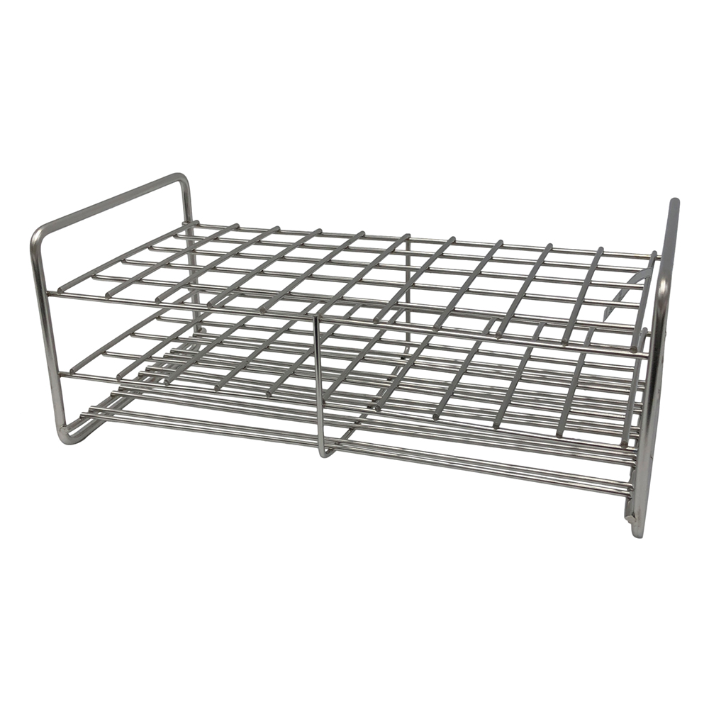 ステンレス試験管立　配列：5×10　サイズ：□18.5mm画像