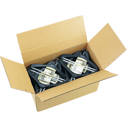 ﾘﾊﾞｰｽ ｼﾞｬｹｯﾄﾊﾝｶﾞｰ ｸﾘｯﾌﾟ 42cm ﾌﾞﾗｯｸ 1ｾｯﾄ(60本)画像