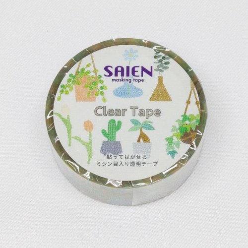 ラッピング用品 マスキングテープ SAIEN プランツ 15mm×3m カミイソ産商 [ケース販売]画像