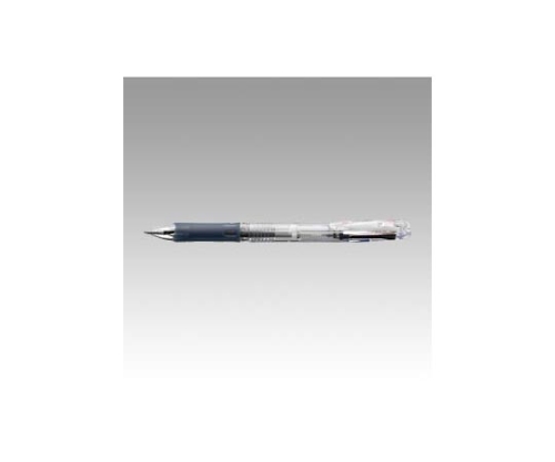 3色ボールペン　クリップオンスリム　3C　0.7mm　透明(インク色:黒・赤・青)