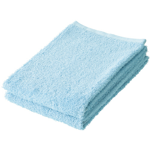 ﾃﾗｶﾗｰﾀｵﾙ ﾌｪｲｽﾀｵﾙ ﾌﾞﾙｰ 1ﾊﾟｯｸ(2枚)画像