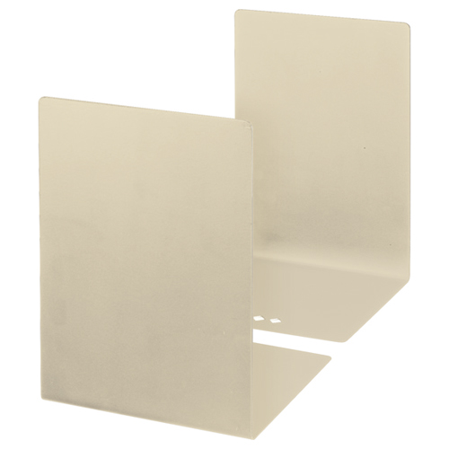 ﾌﾞｯｸｴﾝﾄﾞ L型 大 ﾗｲﾄｸﾞﾚｰ 1組(2枚)画像