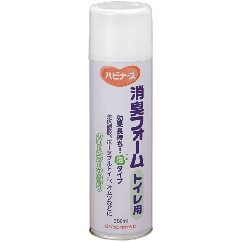ハビナース　消臭フォーム　トイレ用　380mL　1本画像