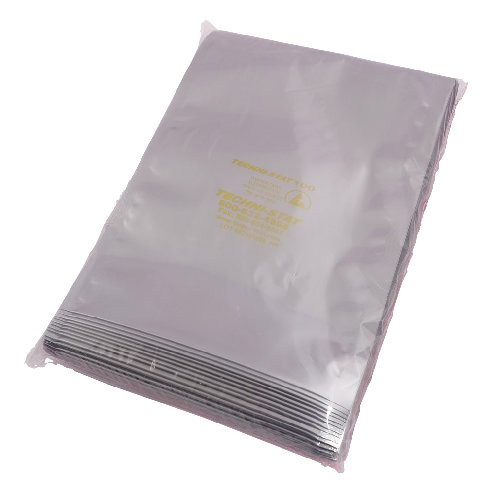 ESDシールドバッグ シールドバッグ 130×200×0.076 1箱（100枚入）画像