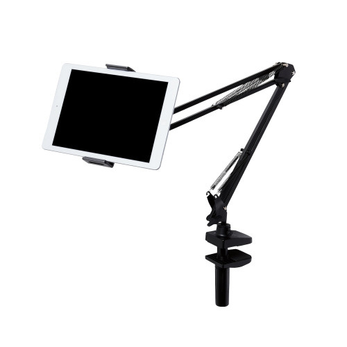 タブレット用スタンド／Ｚアーム型スタンド／ブラック
