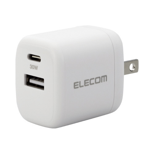AC充電器　30W　小型　ホワイト画像