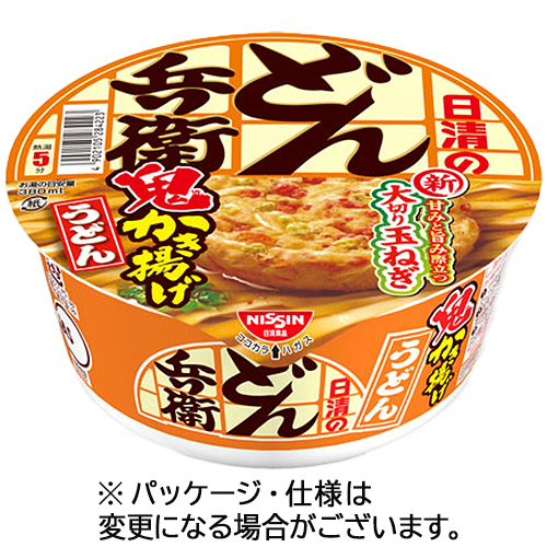 日清のどん兵衛 鬼かき揚げうどん 96g 1ｹｰｽ(12食)