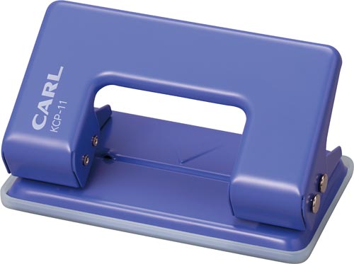 ２穴パンチ　ブルー画像