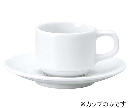 おぎそチャイナ　スタックデミタス　4605　ホワイト画像