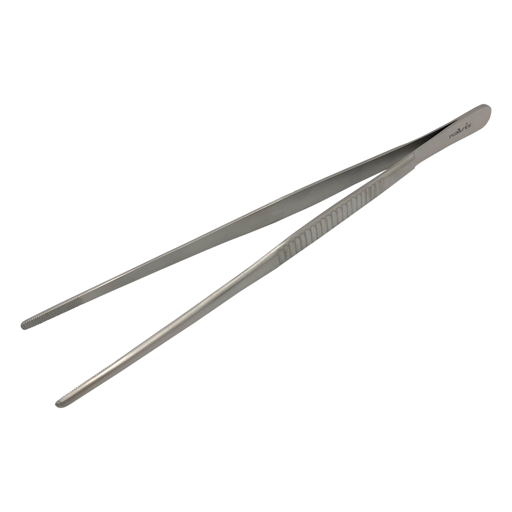 ピンセット(中波)　無鈎　230mm画像