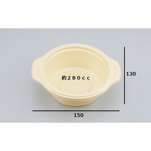 シーピー化成 どんぶり容器 BF-384 ゴールド 本体 発泡画像
