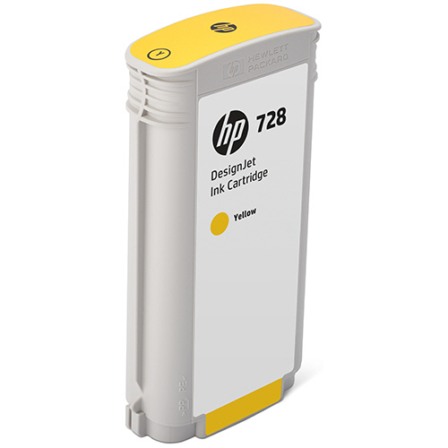 HP728 ｲﾝｸｶｰﾄﾘｯｼﾞ ｲｴﾛｰ 130mL F9J65A 1個画像