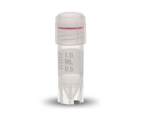 クライオバイアル Oリングシールタイプ 1.2mL 外ネジ・自立型 1箱（100個×10袋入）画像