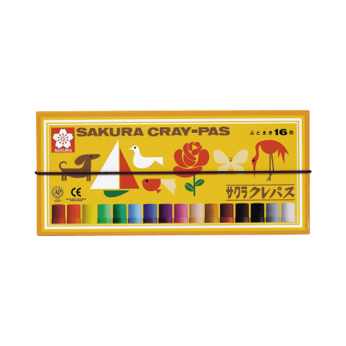 サクラクレパス太巻　１６色画像