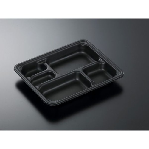 中央化学 弁当容器 SD エブリ 24-20A BK 本体 発泡画像