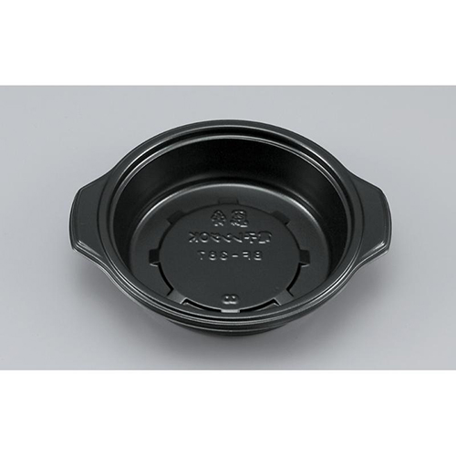 シーピー化成 どんぶり容器 BF-387 黒 本体画像