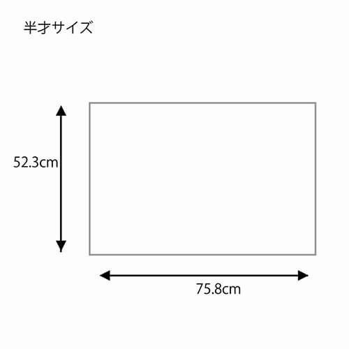 包装紙 半才 ギフトカスミ 折りたたまれた1枚の柄が見える状態