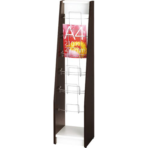 木製カタログスタンド２　シングル　ダーク２画像