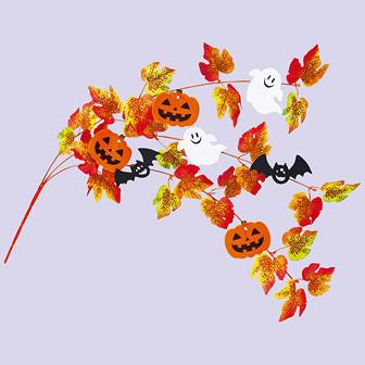 ハロウィン3本エコシダレ画像