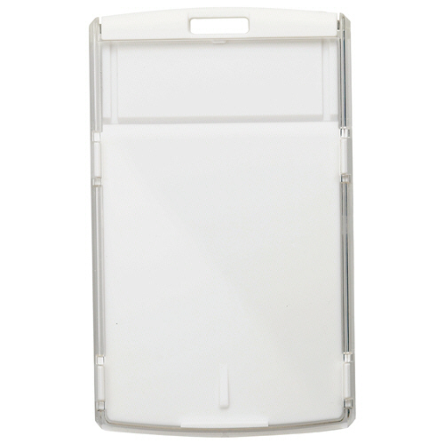 ｱﾄﾞﾊﾞﾝｽﾗｲﾝ IDｶｰﾄﾞﾊｰﾄﾞｹｰｽ ﾀﾃ型 ﾎﾜｲﾄ 1ｾｯﾄ(25個:5個×5ﾊﾟｯｸ)画像