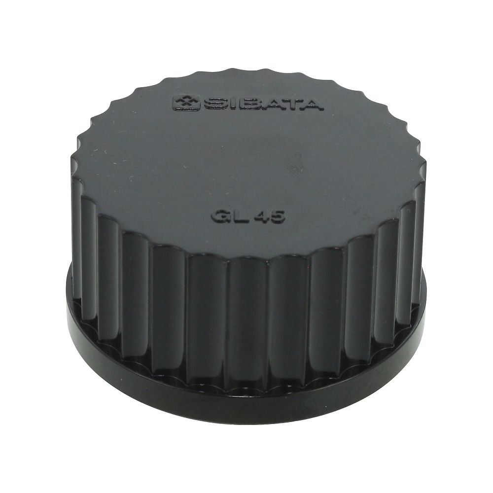 ねじ口瓶交換用キャップ（デュラン®）　黒画像