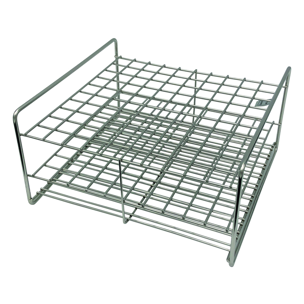 ステンレス試験管立　配列：10×10　サイズ：□17mm画像