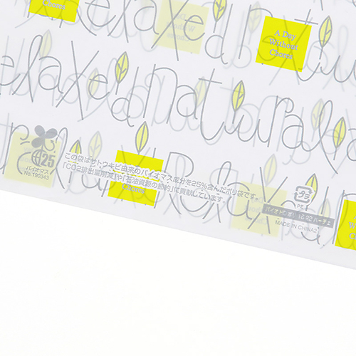 商品のお持ち帰りに！手抜き加工のポリ袋