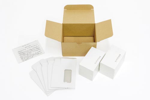 森林認証名刺両面マットシルクホワイト　５００枚画像