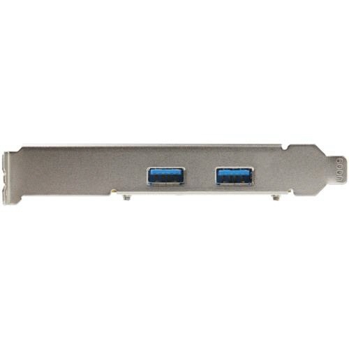 2ポートUSB-A増設PCIeカード　ブラック　1個 埃のついていない新しい製品が横向きで位置している状態