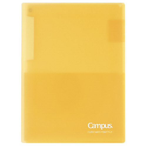 クリップボードにもなるプリントファイル　イエロー画像