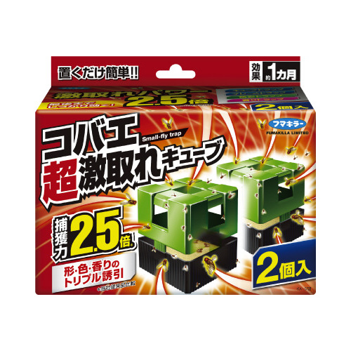 フマキラーコバエ超激取れキューブ２個入