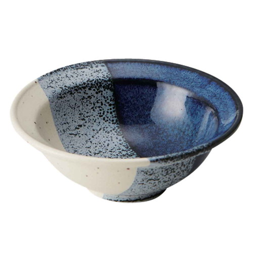 ボウル 13cm ONE THIRD 和食器 磁器 美濃焼 ブルー画像