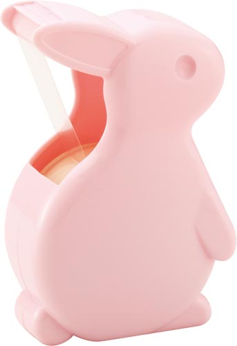 セロテープ　うさぎカッター　ベビーピンク画像