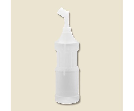 ハンディシャワーセット 1L 透明な容器に収められたシャワーヘッドとホースが並ぶ様子