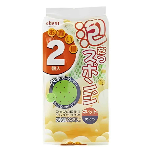 キッチンスポンジ　泡立つネット　2個入り　KS309画像
