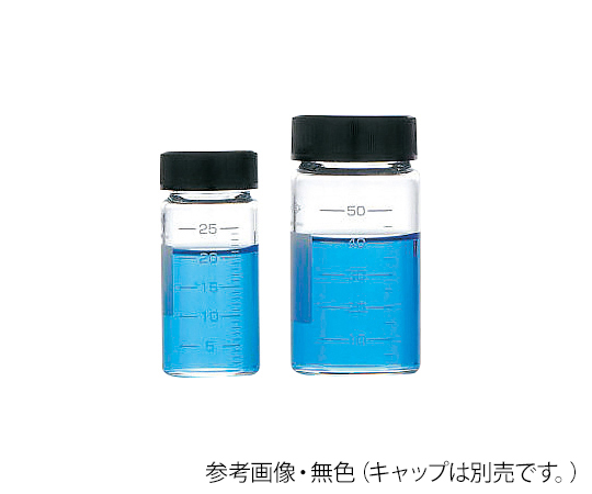 目盛付バイアル（水質検査瓶）　瓶のみ　無色　10mL　50本入　GV-10画像