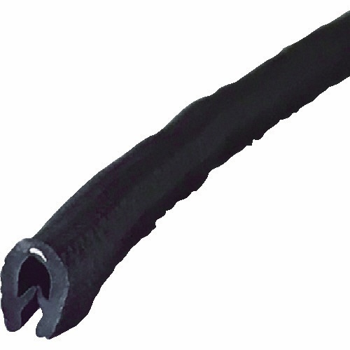 ワンタッチガスケット　2m　PVC　芯材入　黒　1巻画像