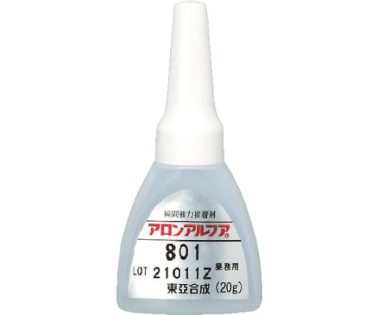 瞬間接着剤 アルフア 801 扁平AL 20g画像