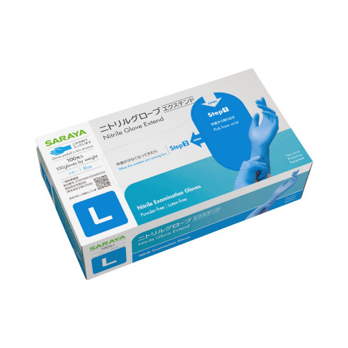 ニトリルグローブエクステンド　Ｌサイズ×１０画像