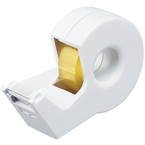 ﾃｰﾌﾟｶｯﾀｰ ｶﾙｶｯﾄ(ﾊﾝﾃﾞｨﾀｲﾌﾟ) 小巻 15mm×10m ﾎﾜｲﾄ 1ｾｯﾄ(10個)画像