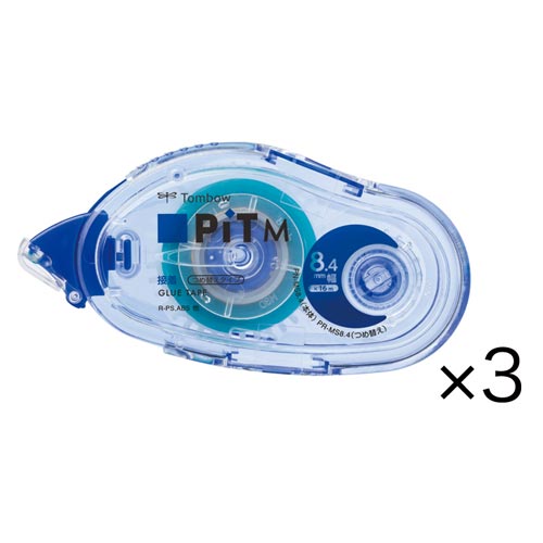 テープのり　ピットテープＭＳ８．４　３個パック画像