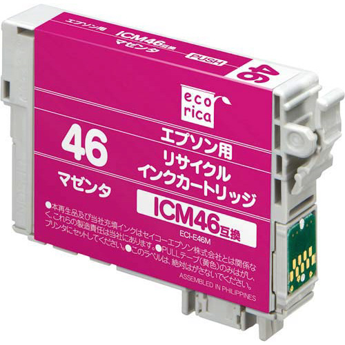 リサイクルＩＣＭ４６対応　マゼンタ画像
