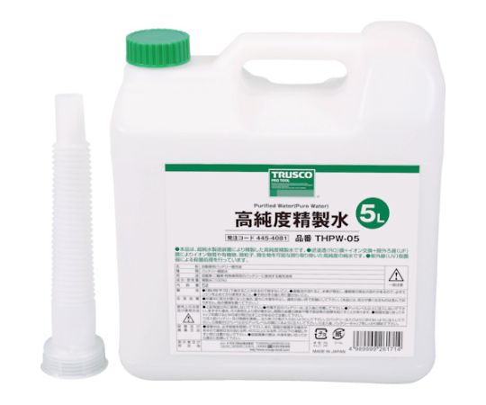 高純度精製水　5L