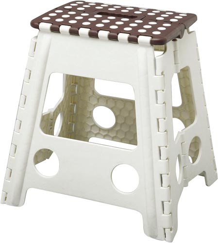 折りたたみ式踏み台　セノ・ビー　のっぽ君　白画像