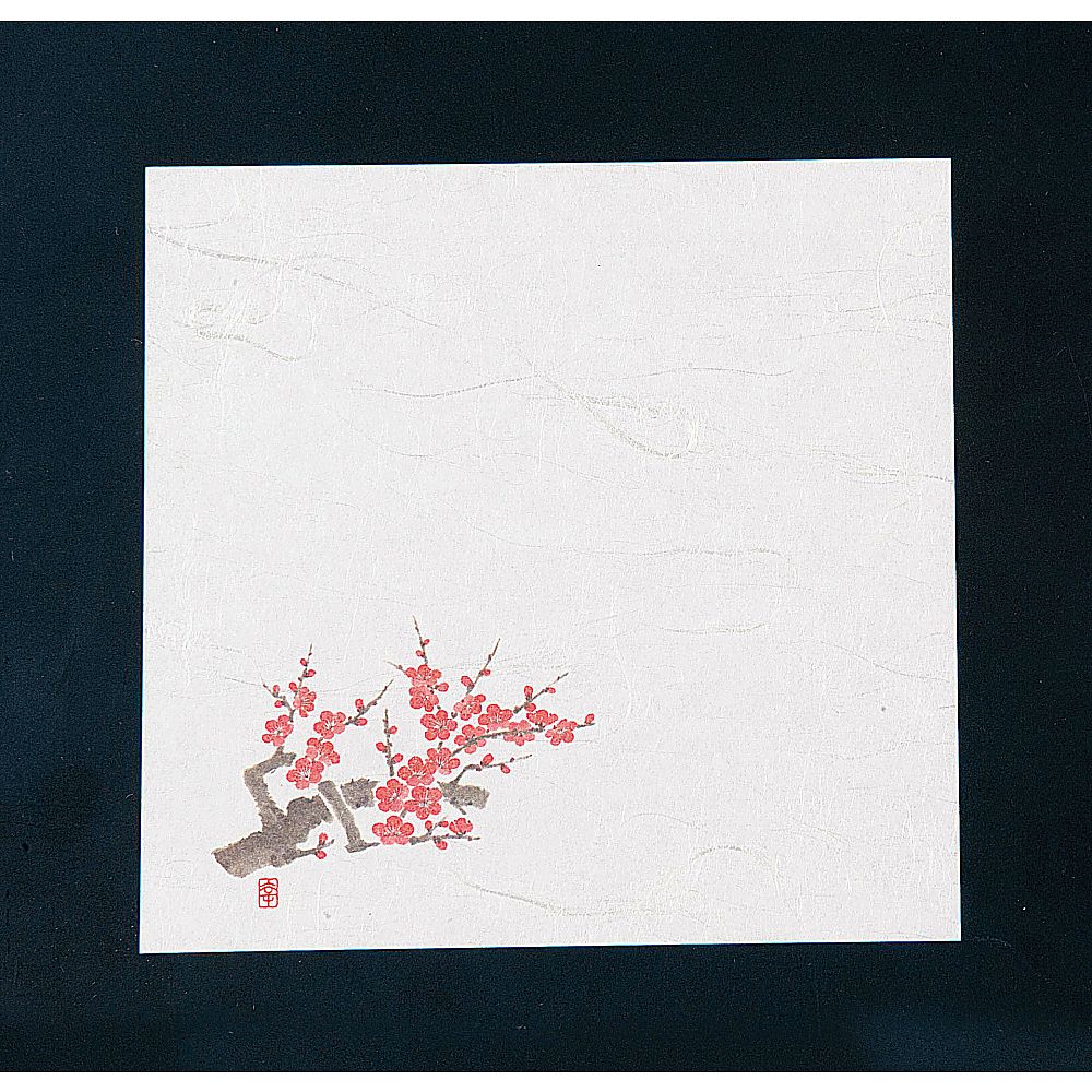 ニュー四季懐紙 4寸(100枚入) NS-75 梅画像