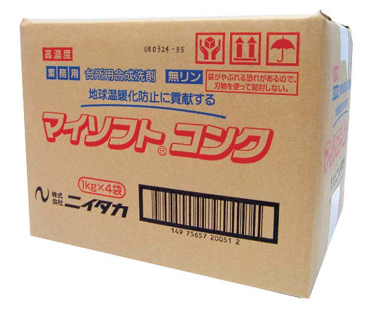 食器用洗剤　マイソフトコンク（1kg×4袋）画像